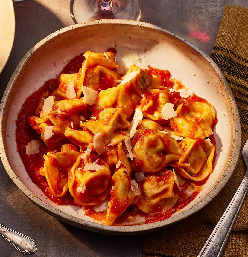 Italian Sausage Tortelloni with Arrabbiata sauce